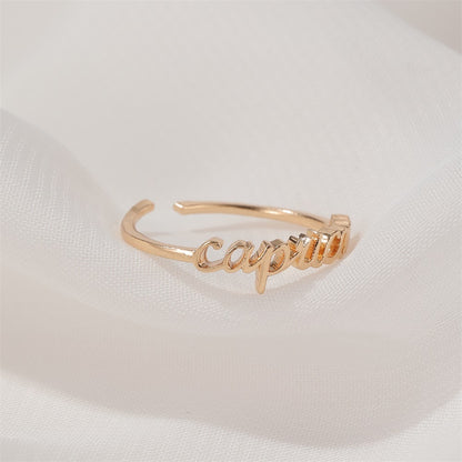 Dainty Gold Astrology Rings