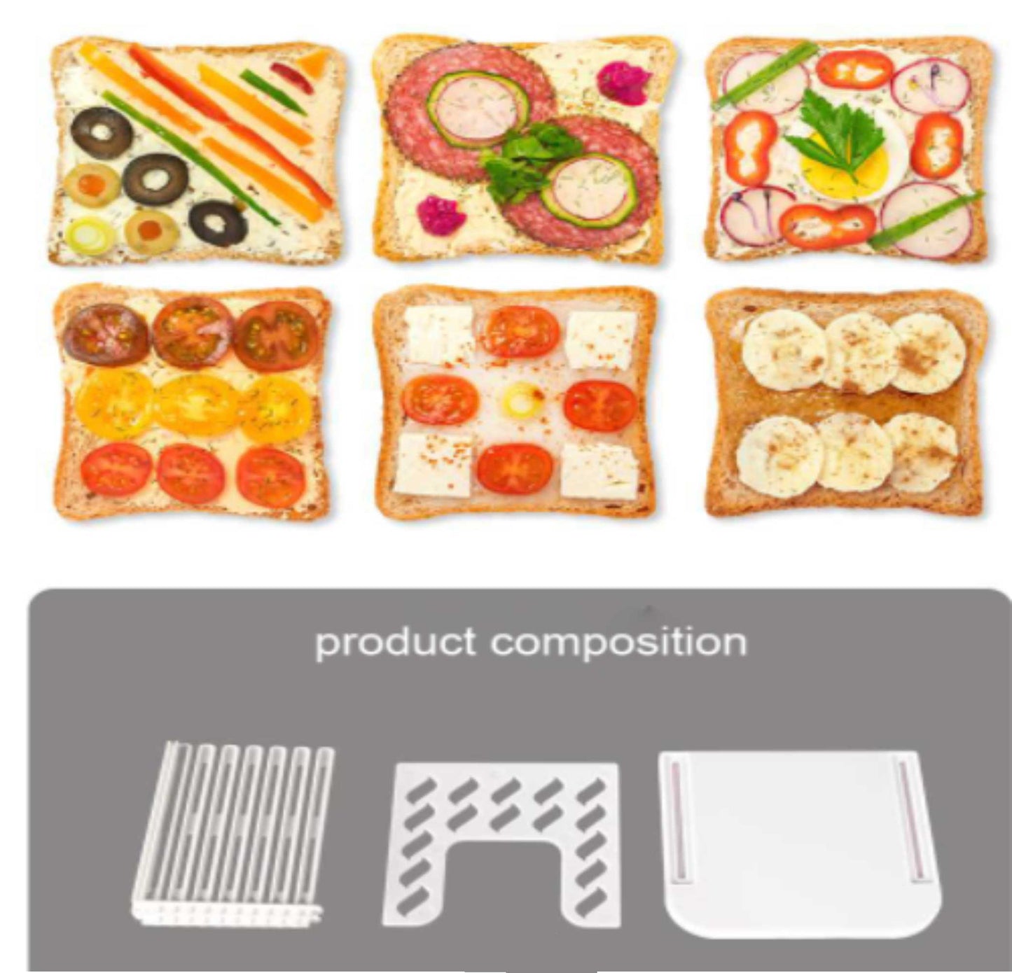 Creative & convenience Toast Slicer Ham Cutter Bread Slicer Bread tools