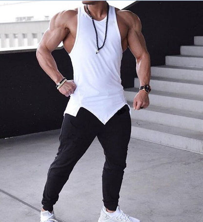 Men's Classic Basic Athletic Sport Gym Fitness Tank Top Casual Solid Sleeveless vest