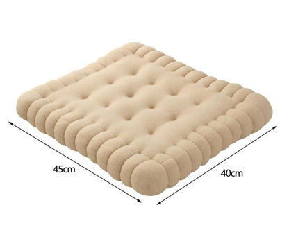 Cute Pillow Biscuit Shape Anti-fatigue PP Cotton Soft Sofa Cushion