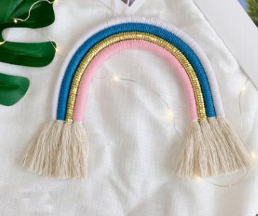 Nordic Kids Room Rainbow Hanging Decoration Rainbow Wall Hanging Decor