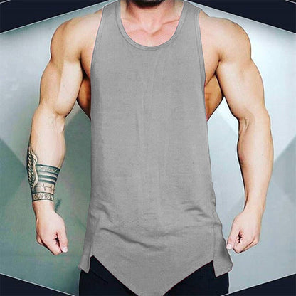 Men's Classic Basic Athletic Sport Gym Fitness Tank Top Casual Solid Sleeveless vest