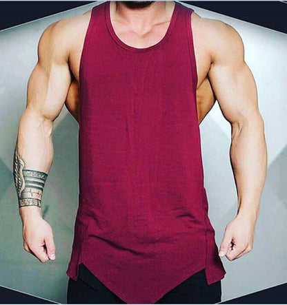 Men's Classic Basic Athletic Sport Gym Fitness Tank Top Casual Solid Sleeveless vest