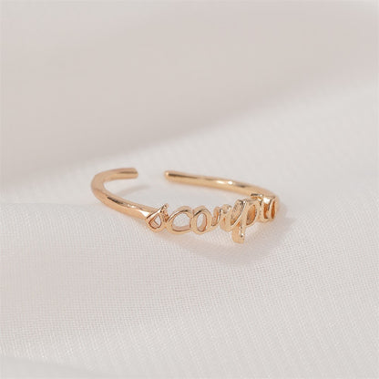 Dainty Gold Astrology Rings