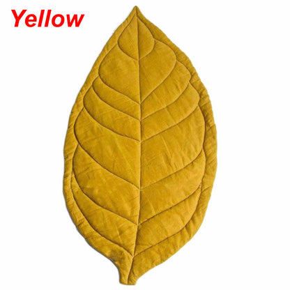 Newborn Baby Carpet Kid Children Room Decor Leaf Shape Soft Crawling Play Mat P31B