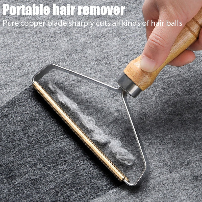 Portable Lint Remover Pet Hair Manual Lint Roller Sofa Clothes Cleaning Lint Fuzz Fabric Shaver Brush Tool