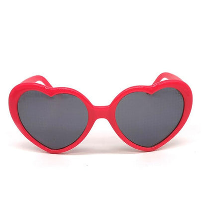 Love Heart Shaped Effects Glasses