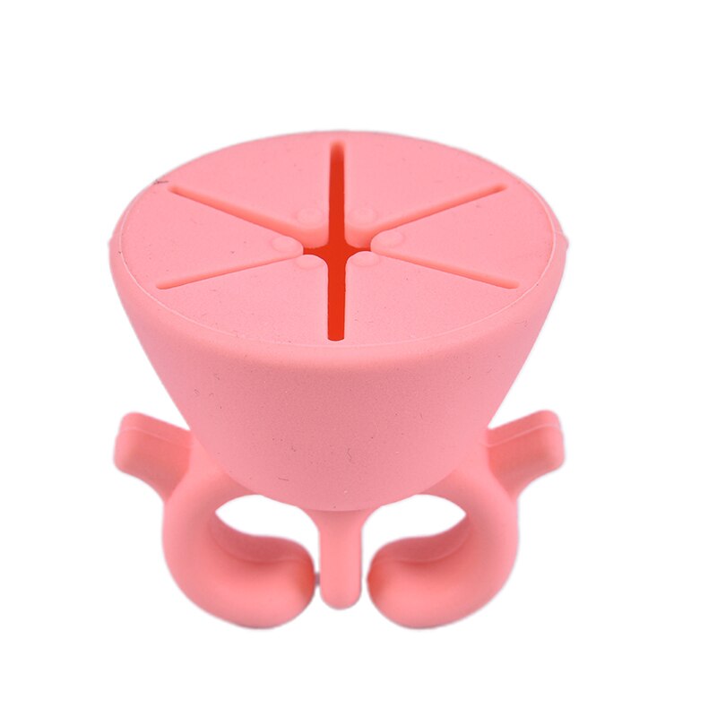 Nail Art Tools Nail Flexible Durable Wearable Silicone Nail Oil Bottle Holder Display For Nail Bottle