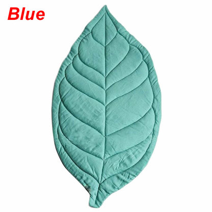 Newborn Baby Carpet Kid Children Room Decor Leaf Shape Soft Crawling Play Mat P31B