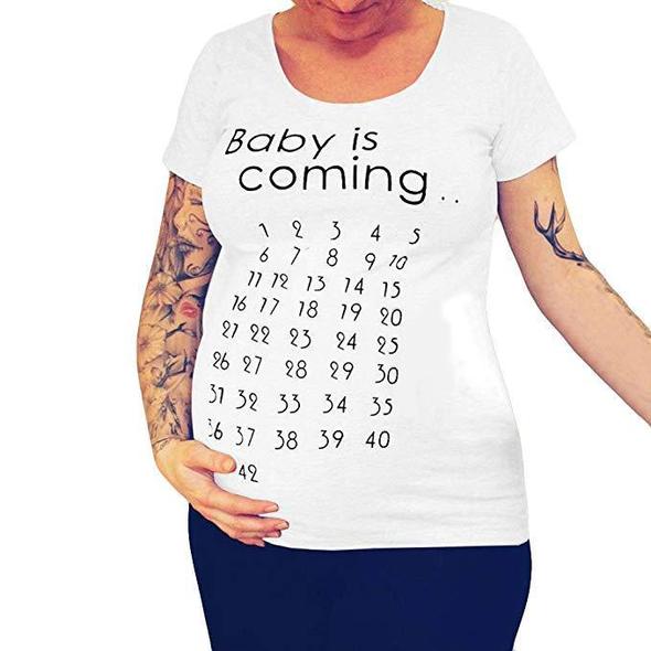 Baby Countdown Maternity Shirt