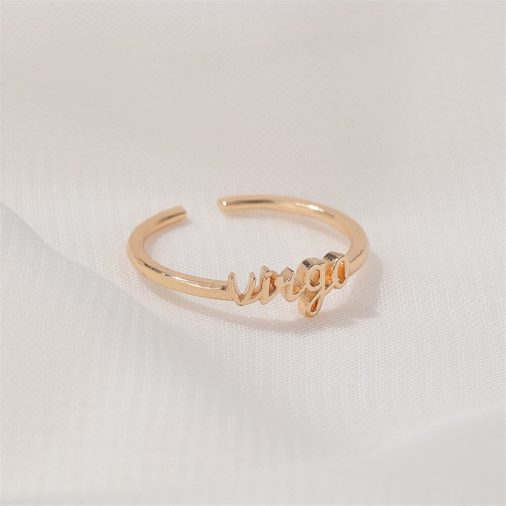 Dainty Gold Astrology Rings