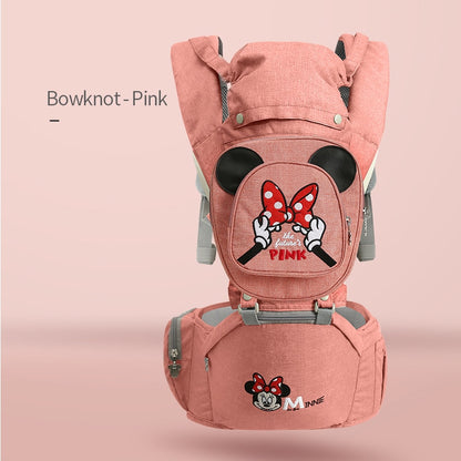 Disney Ergonomic Baby Carrier Infant Kid Baby Hipseat Sling Front Facing Kangaroo Minnie Baby Wrap Carrier For Baby Travel