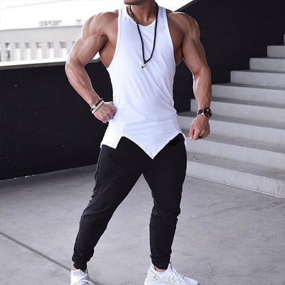 Men's Classic Basic Athletic Sport Gym Fitness Tank Top Casual Solid Sleeveless vest