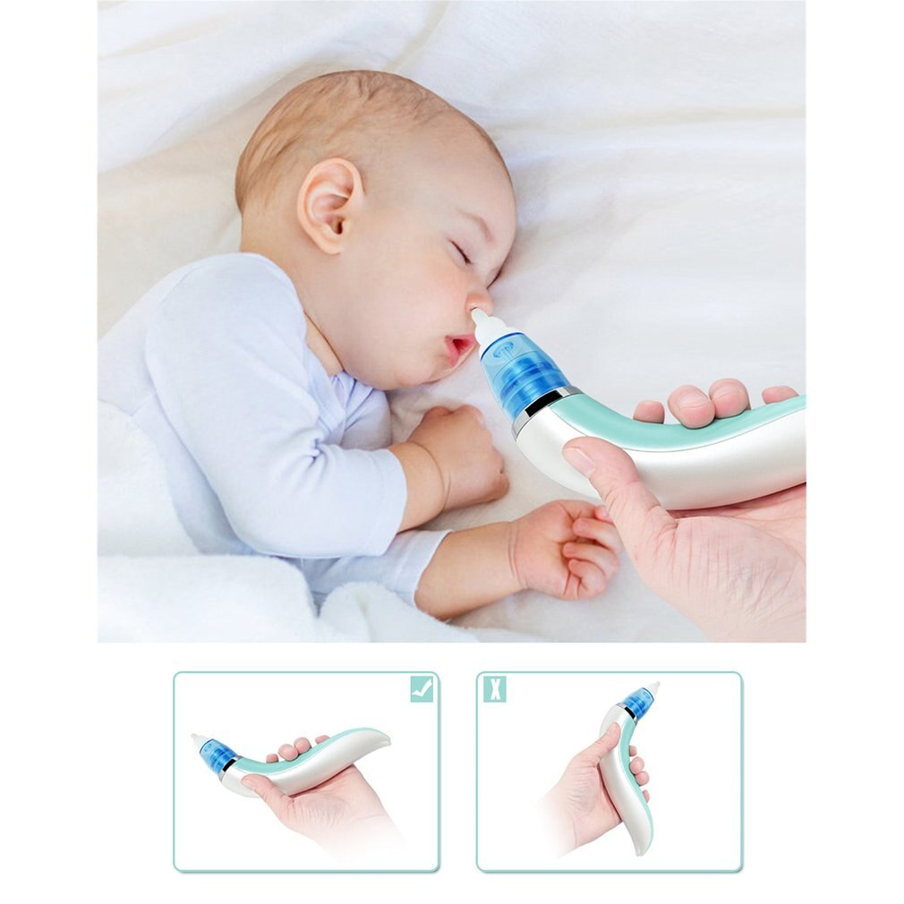 Kid Baby Nasal Aspirator Electric Nose Cleaner Newborn Baby Sucker Cleaner Sniffling Equipment Safe Hygienic Nose Aspirator