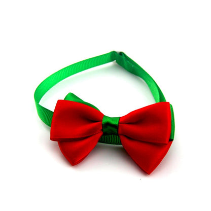 Christmas Pet Bow Collar