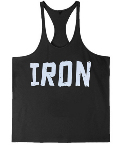 Men's Athletic Printed Gym Workout Bodybuilding Tank Tops  Y Back Fitness Lightweight Strap Muscle Fit Stringer Extreme Tee