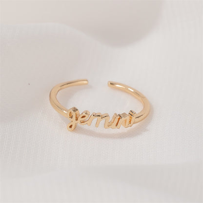 Dainty Gold Astrology Rings