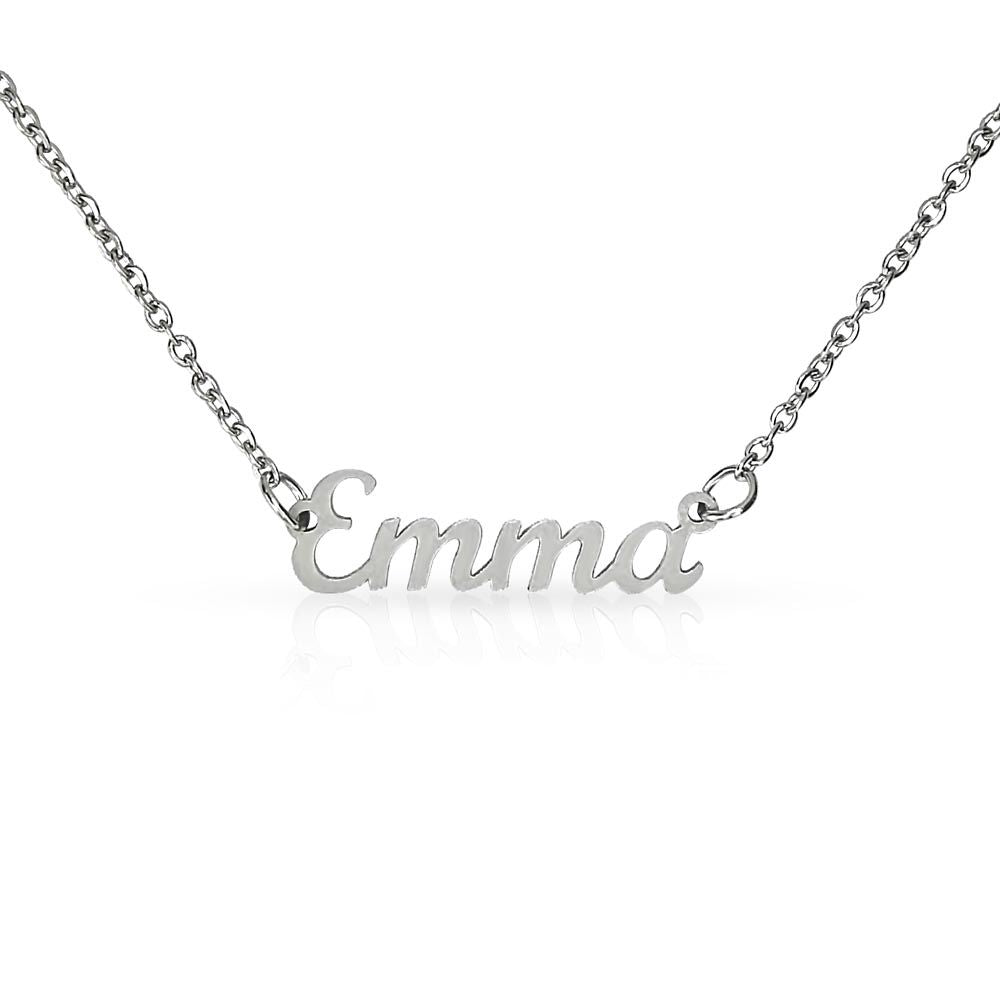 Wear Your Name Necklace. The perfect gift for your loved ones or yourself.