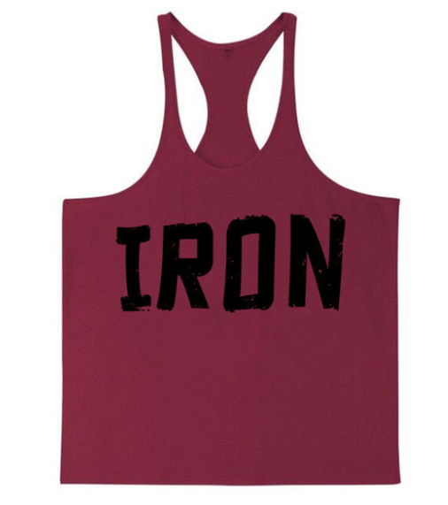 Men's Athletic Printed Gym Workout Bodybuilding Tank Tops  Y Back Fitness Lightweight Strap Muscle Fit Stringer Extreme Tee