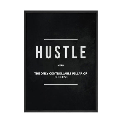 Grind Hustle  Execution Wall Art Canvas Prints Office Decor Motivational Modern Art Entrepreneur Motivation Painting Pictures