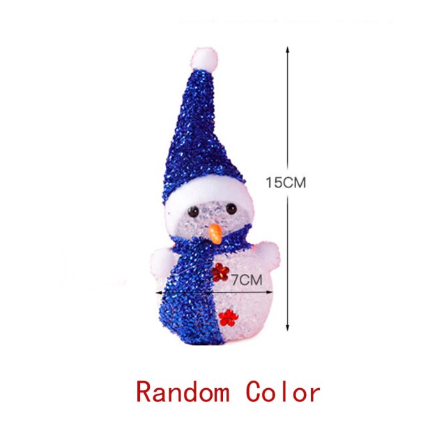 Solar Christmas Lights Snowman LED Lamp Solar Lighting for Garden Christmas Decor