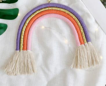 Nordic Kids Room Rainbow Hanging Decoration Rainbow Wall Hanging Decor