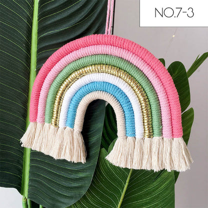 Nordic Kids Room Rainbow Hanging Decoration Rainbow Wall Hanging Decor