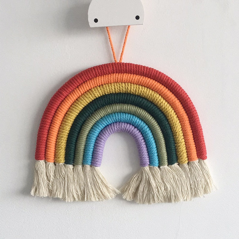 Nordic Kids Room Rainbow Hanging Decoration Rainbow Wall Hanging Decor