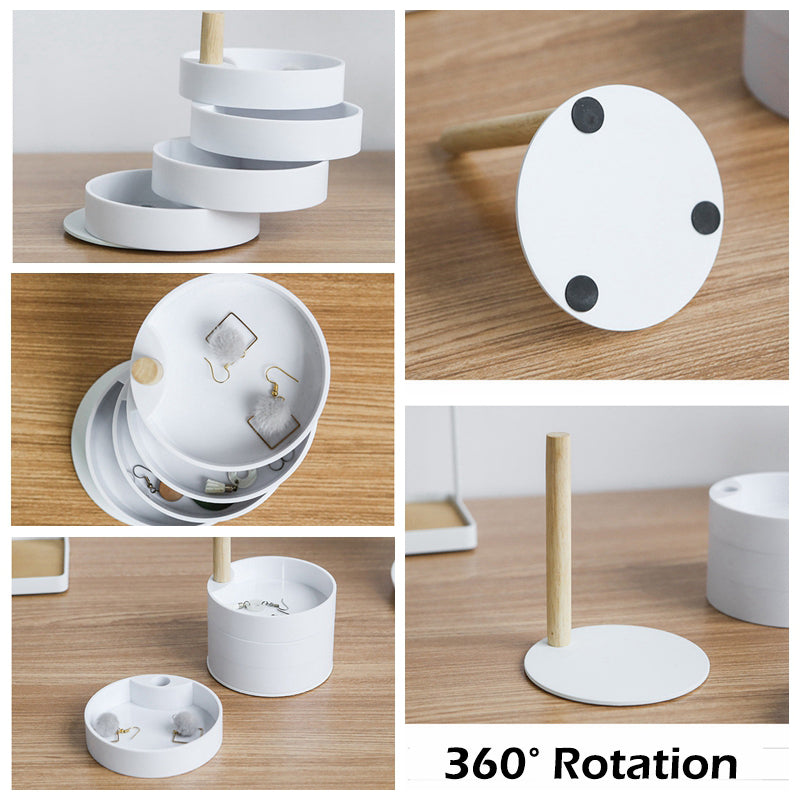 360 Rotating Jewelry Storage Box