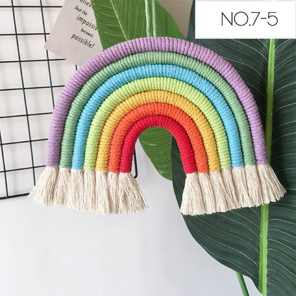 Nordic Kids Room Rainbow Hanging Decoration Rainbow Wall Hanging Decor