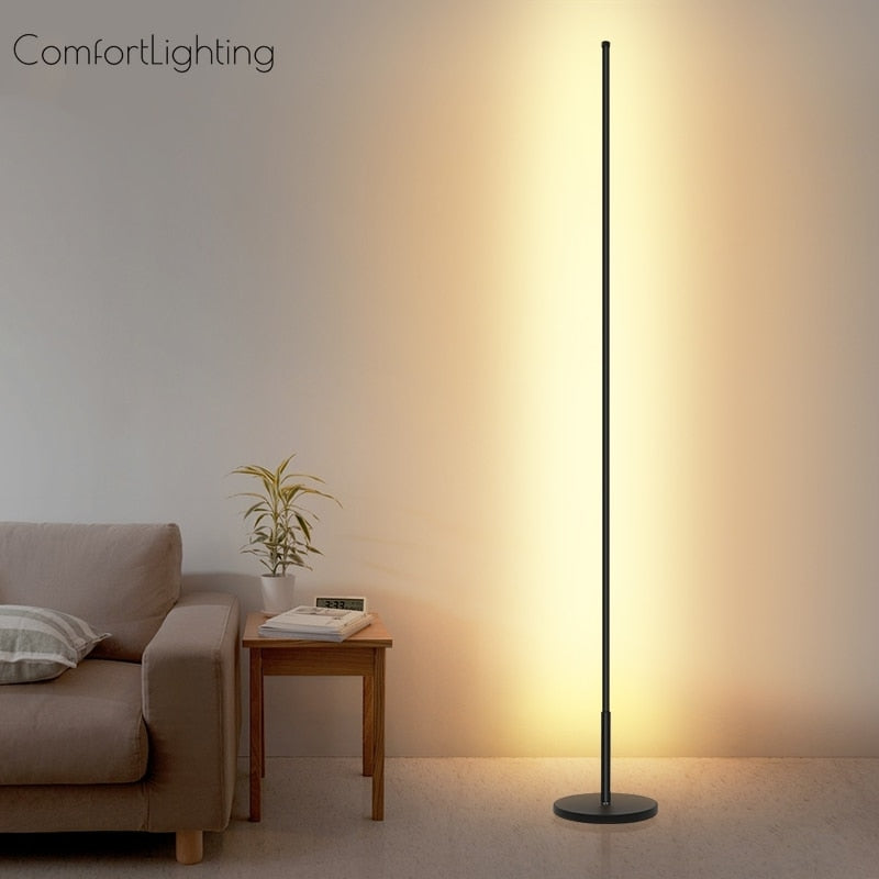 Modern Minimalism LED Floor Lamp Bedroom Bedside Decoration Floor Light