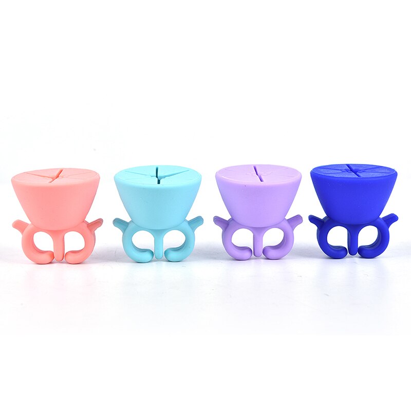 Nail Art Tools Nail Flexible Durable Wearable Silicone Nail Oil Bottle Holder Display For Nail Bottle